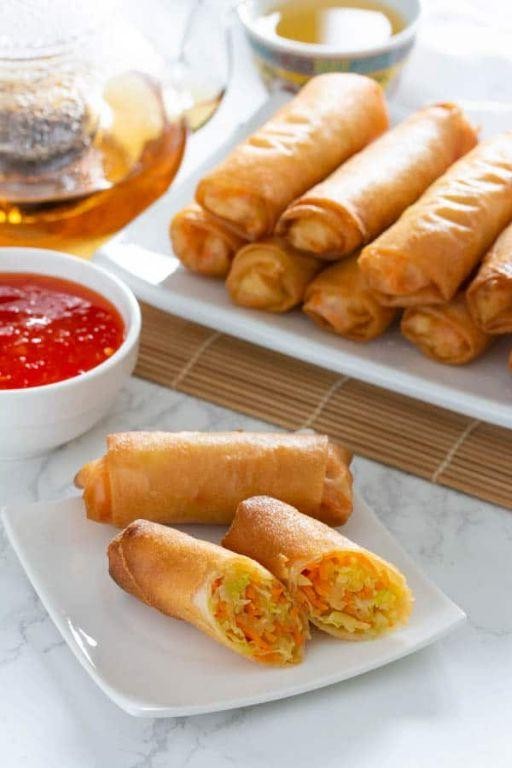 Shredded Vegetable Spring Rolls