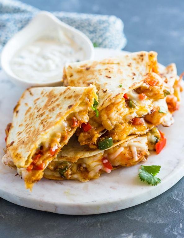 Shrimp Quesadillas
