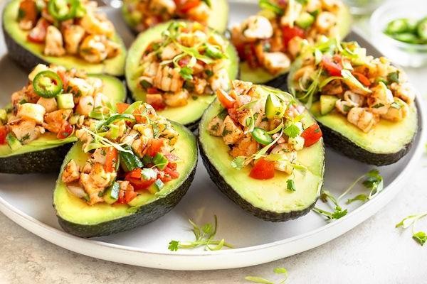 Shrimp Stuffed Avocados