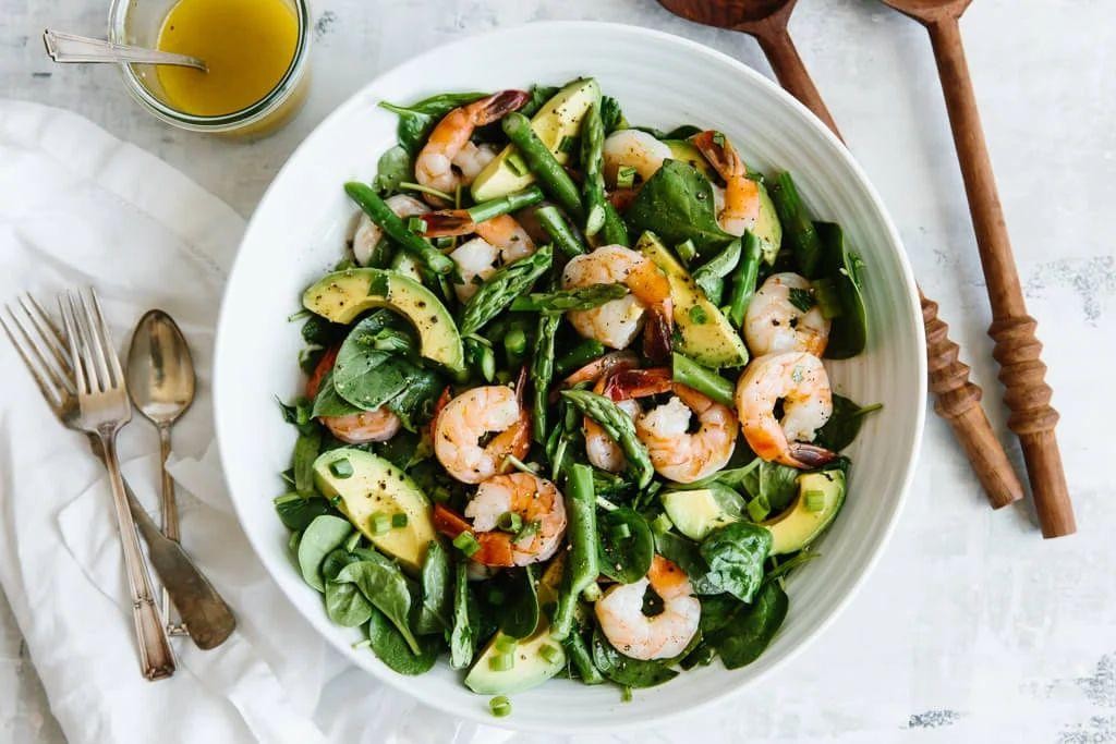 Shrimp and Asparagus Salad