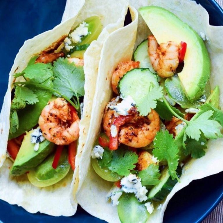 Shrimp and Avocado Wrap