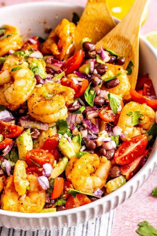 Shrimp and Black Bean Salad