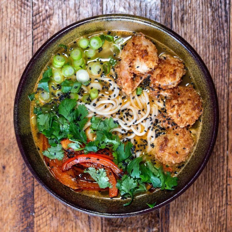 Shrimp and Coconut Milk Ramen