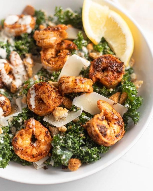 Shrimp and Kale Salad