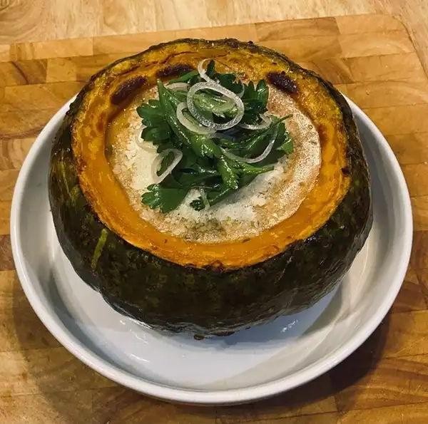 Shrimp and Pumpkin Cazuela
