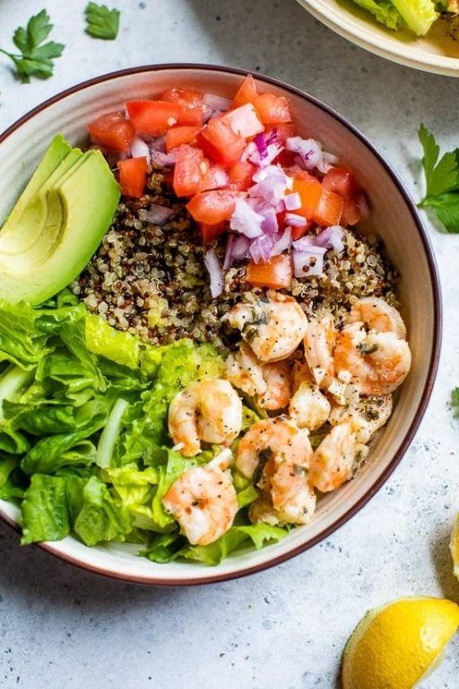 Shrimp and Quinoa Protein Bowl