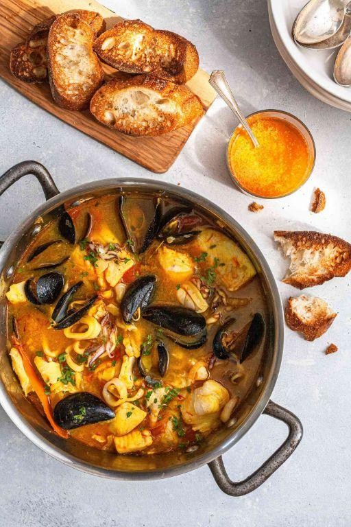 Simple Bouillabaisse for Two
