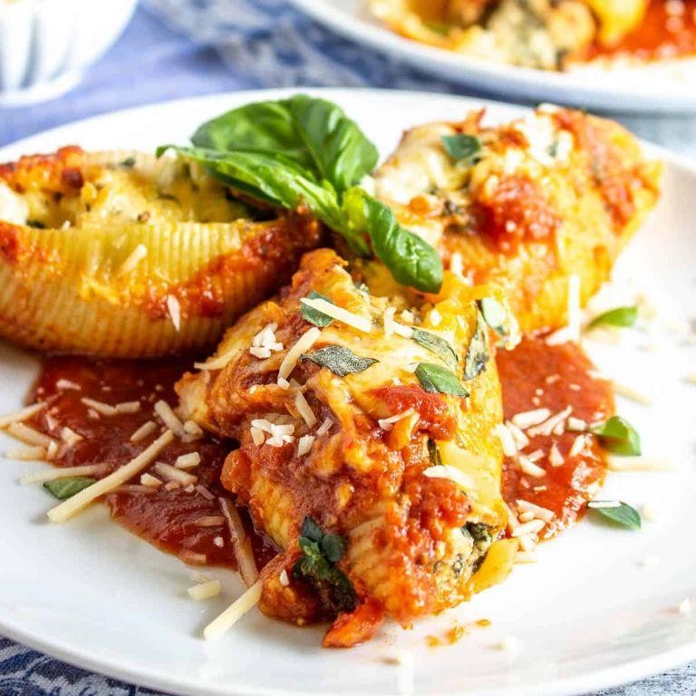Sirloin Cube and Spinach Stuffed Shells
