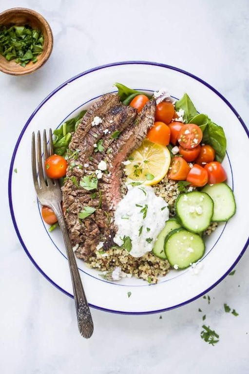 Sirloin Steak and Quinoa Bowl