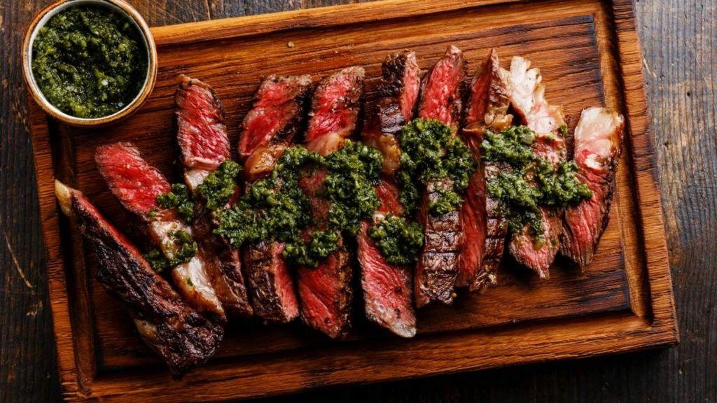 Sirloin Steak with Chimichurri Sauce