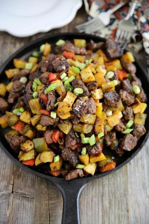 Sirloin Tip Steak and Potato Hash