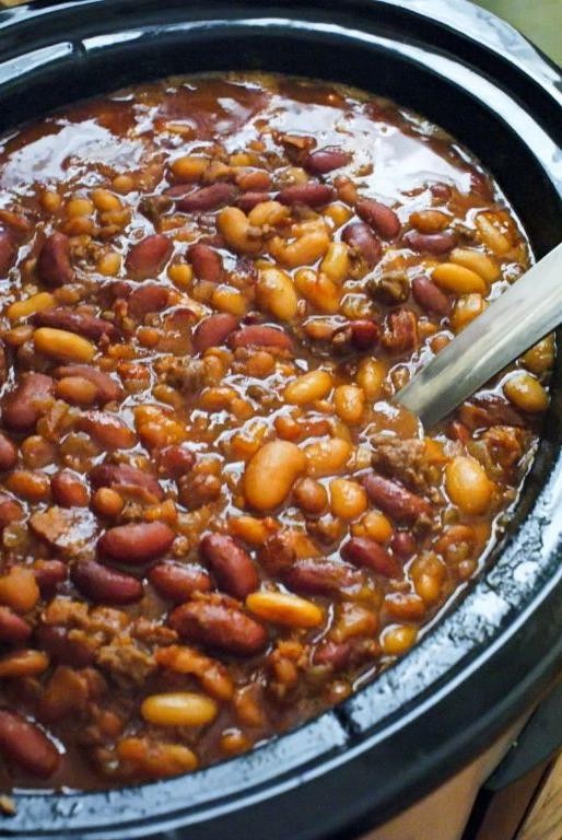 Slow Cooker Bush Bean Stew
