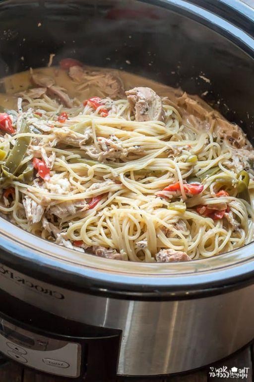 Slow Cooker Chicken Scampi