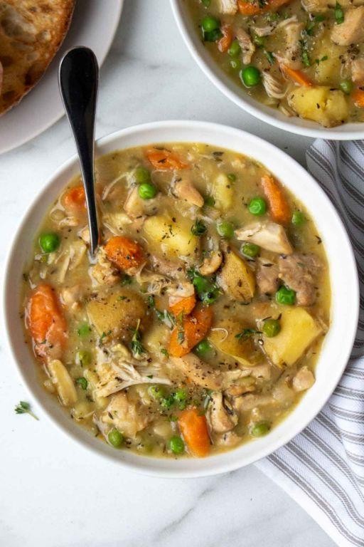 Slow Cooker Chicken and Vegetable Stew