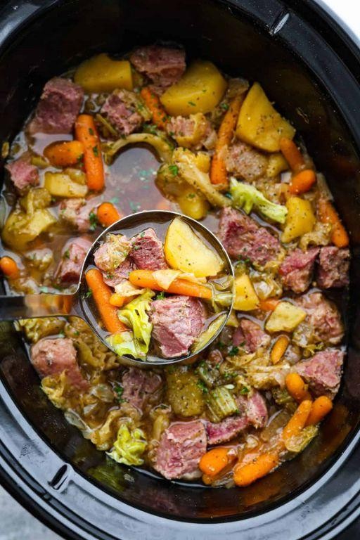 Slow Cooker Corned Beef and Beer Stew