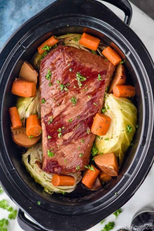 Slow Cooker Corned Beef with Apple Cider