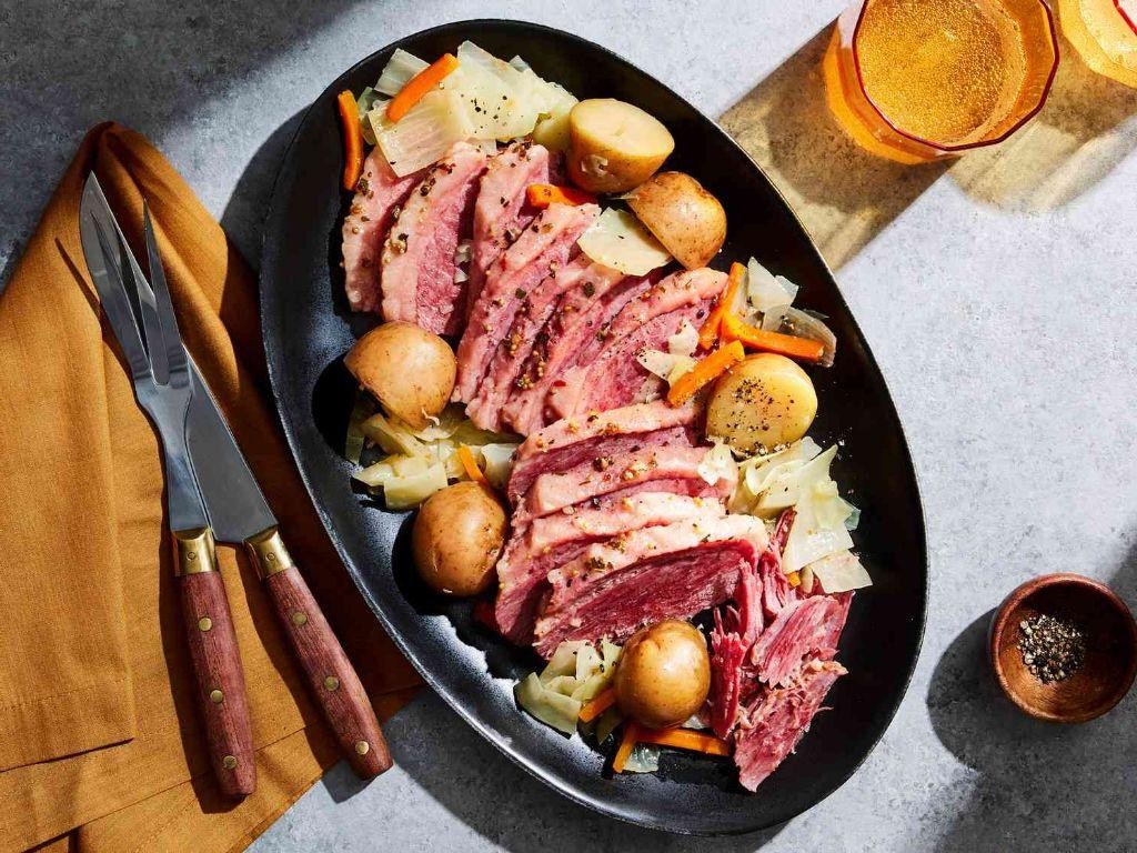 Slow Cooker Corned Beef with Root Vegetables