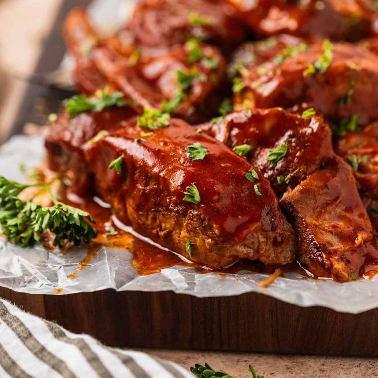 Slow Cooker Country Style Ribs with Sweet Potatoes