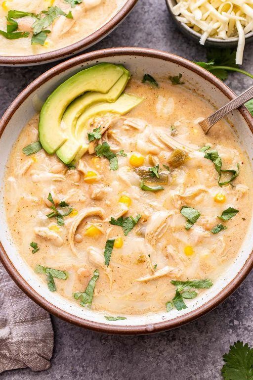Slow Cooker Creamy Chicken Tortilla Soup