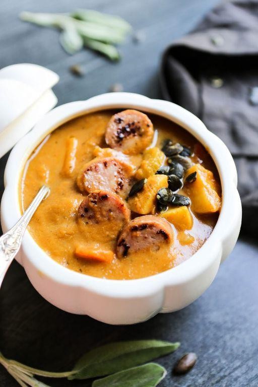 Slow Cooker Gluten Free Pumpkin Soup