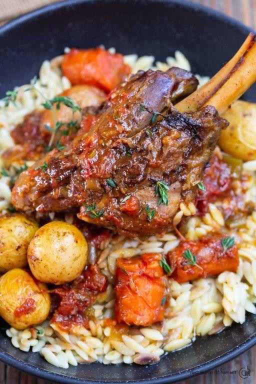 Slow Cooker Lamb Shanks
