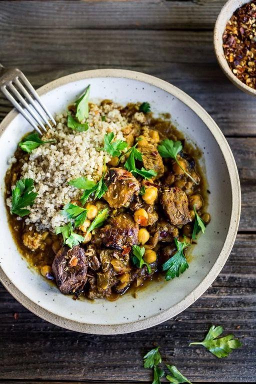 Slow Cooker Lamb Stew with Cumin and Coriander