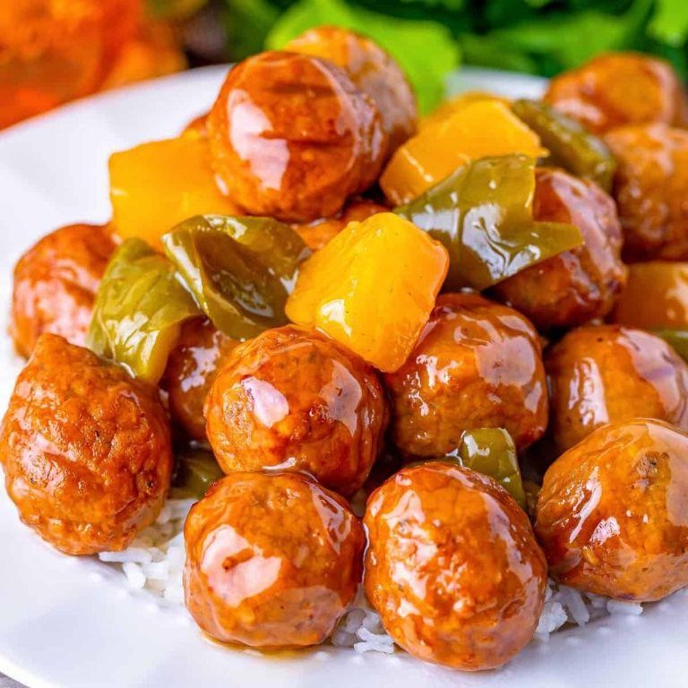 Slow Cooker Sweet and Sour Meatballs