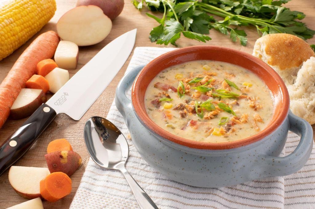 Smoked Alaskan Salmon Chowder