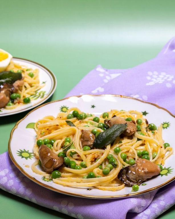 Smoked Oyster Pasta