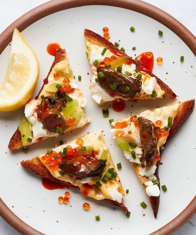 Smoked Oyster and Avocado Toast