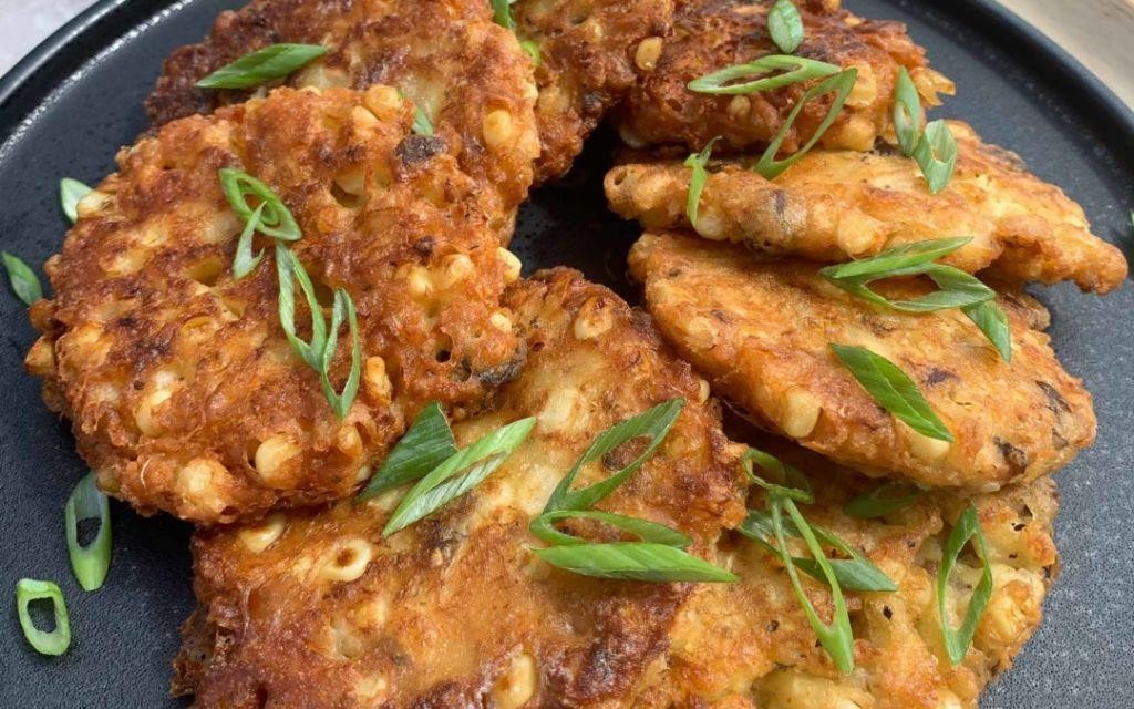 Smoked Oyster and Corn Fritters