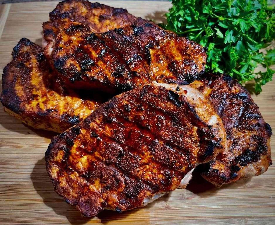 Smoked Paprika Bone-In Pork Chops