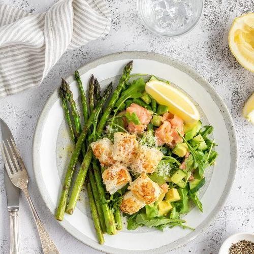 Smoked Salmon and Asparagus Salad