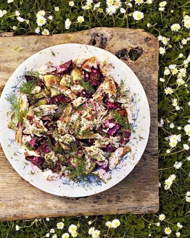 Smoked Trout and Beetroot Salad