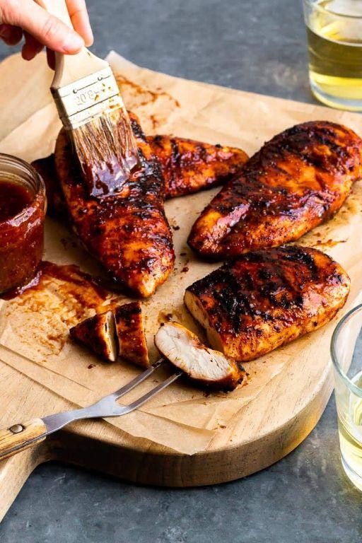 Smoky BBQ Chicken Breast with Apple Cider Vinegar Sauce