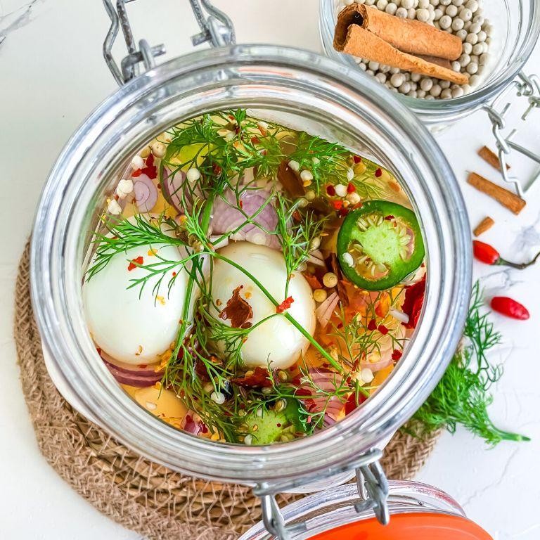 Smoky Paprika Pickled Eggs