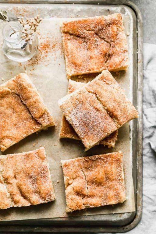 Snickerdoodle Cookie Bars