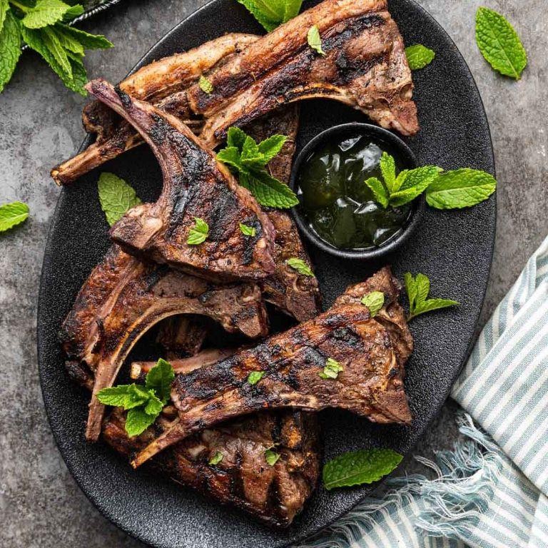 Soars Lamb Chops with Mint Jelly