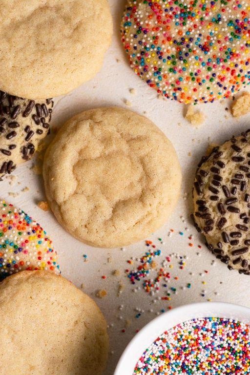 Soft and Chewy Vanilla Sugar Cookies