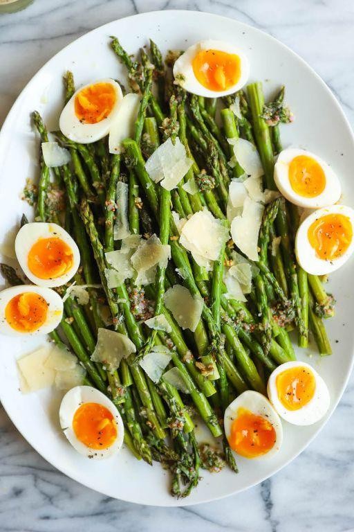 Soft-Boiled Eggs with Asparagus Spears