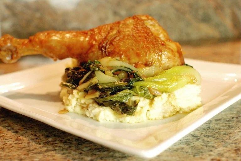 Soy Sauce and Ginger Turkey Legs