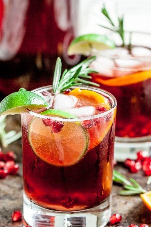 Sparkling Pomegranate Punch