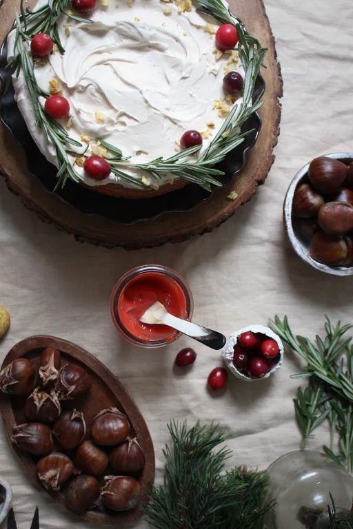 Spiced Chestnut Cake