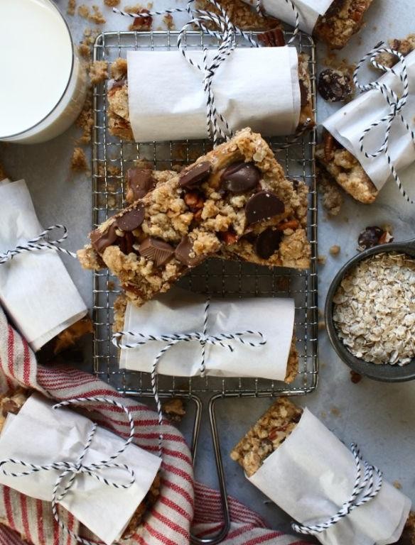 Spiced Peanut Butter Energy Bars