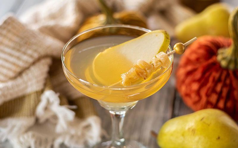 Spiced Pear Champagne Punch