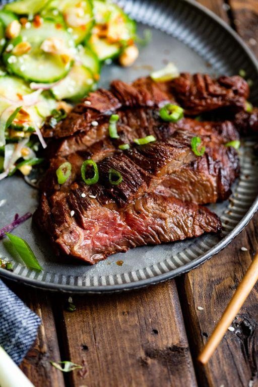 Spicy Asian Marinated Sirloin Steak