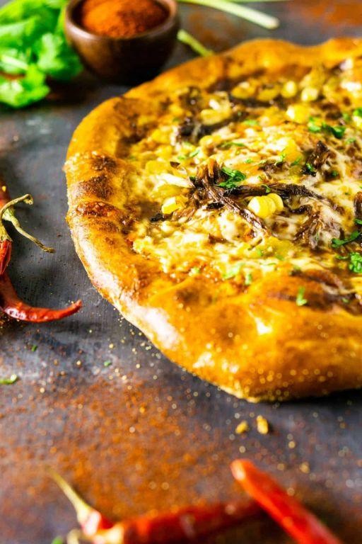 Spicy Beef Mexican Pizza