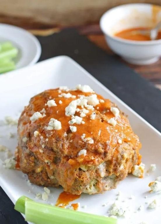 Spicy Buffalo Trace Meatloaf