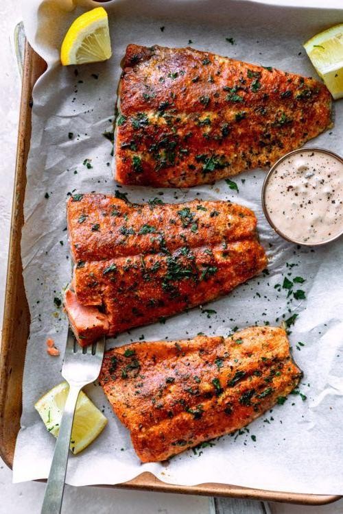 Spicy Cajun Salmon Steak