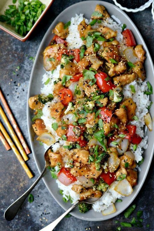 Spicy Ginger Chicken Stir Fry